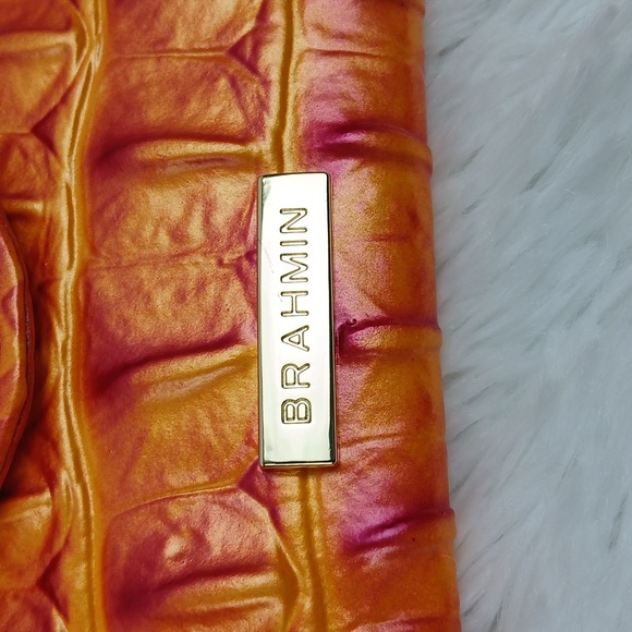 Brahmin Mini Envelope Case Dusty Orange - Picture 7 of 7